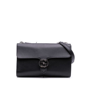 Pre-Loved Gucci Medium Leather Dollar Interlocking G Crossbody